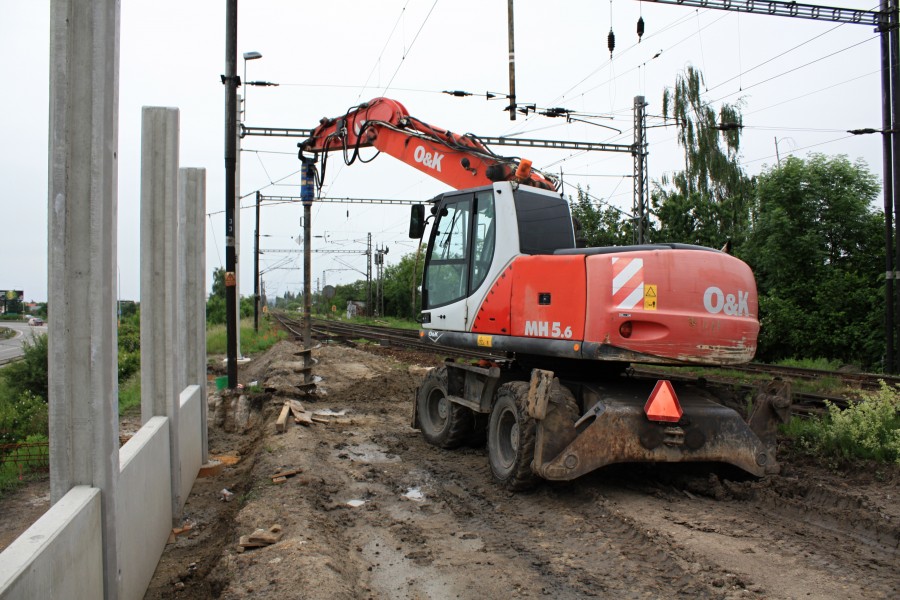 Stavba PHS – zemní vrták